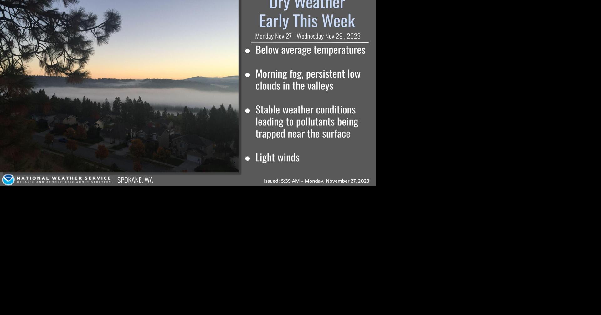 Dry, Stagnant Weather This Week | Weather | ncwlife.com