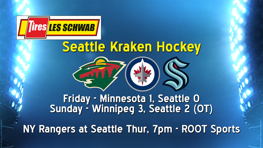 Kraken drop two over the weekend Sports ncwlife com