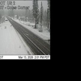 Highway 2, I-90 closed due to snowy conditions