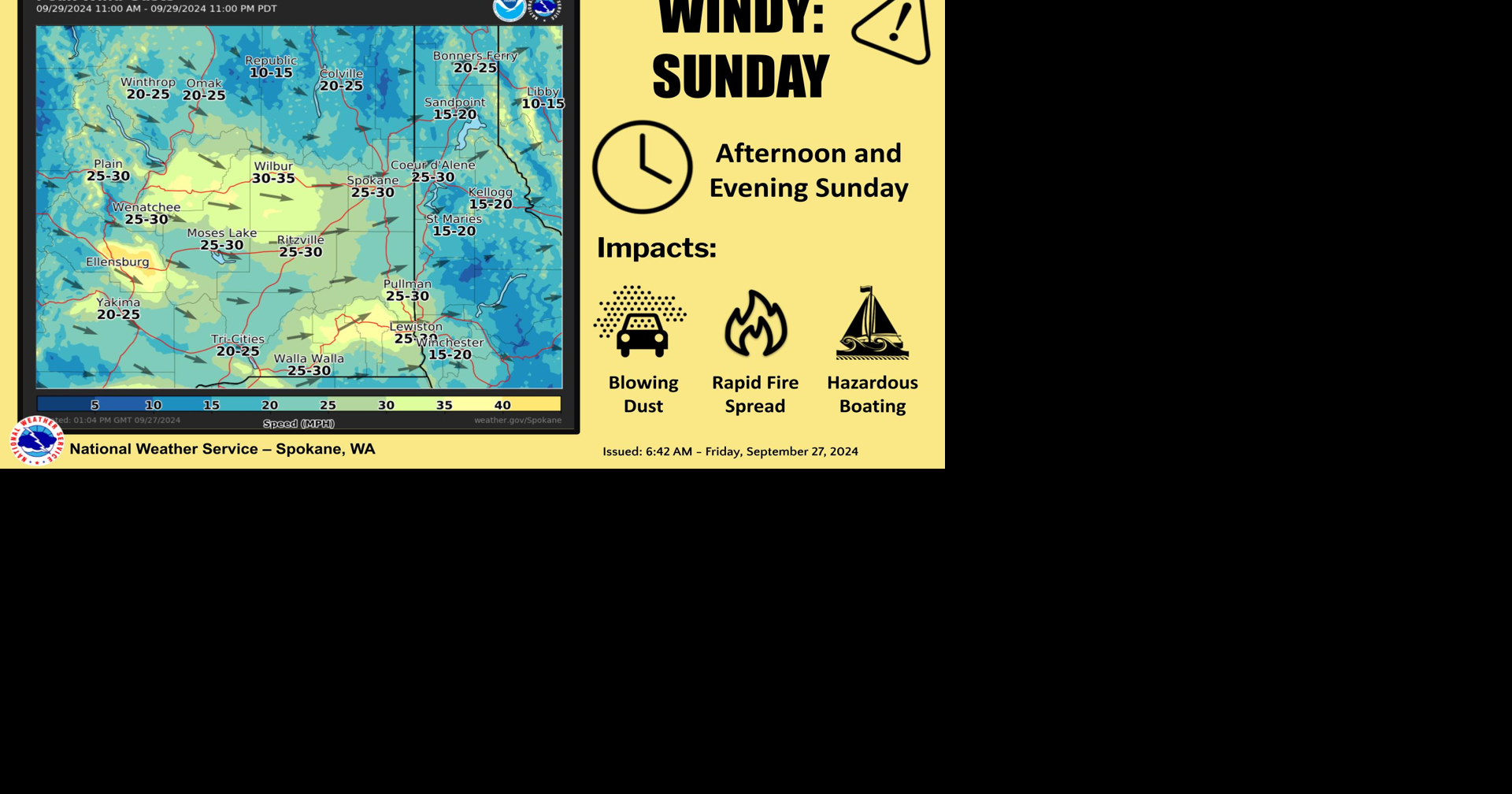 Nice Saturday, Windy Sunday | Weather | ncwlife.com