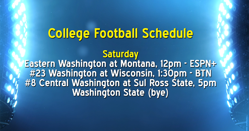 College and Pro football weekend TV schedule 11-07-25