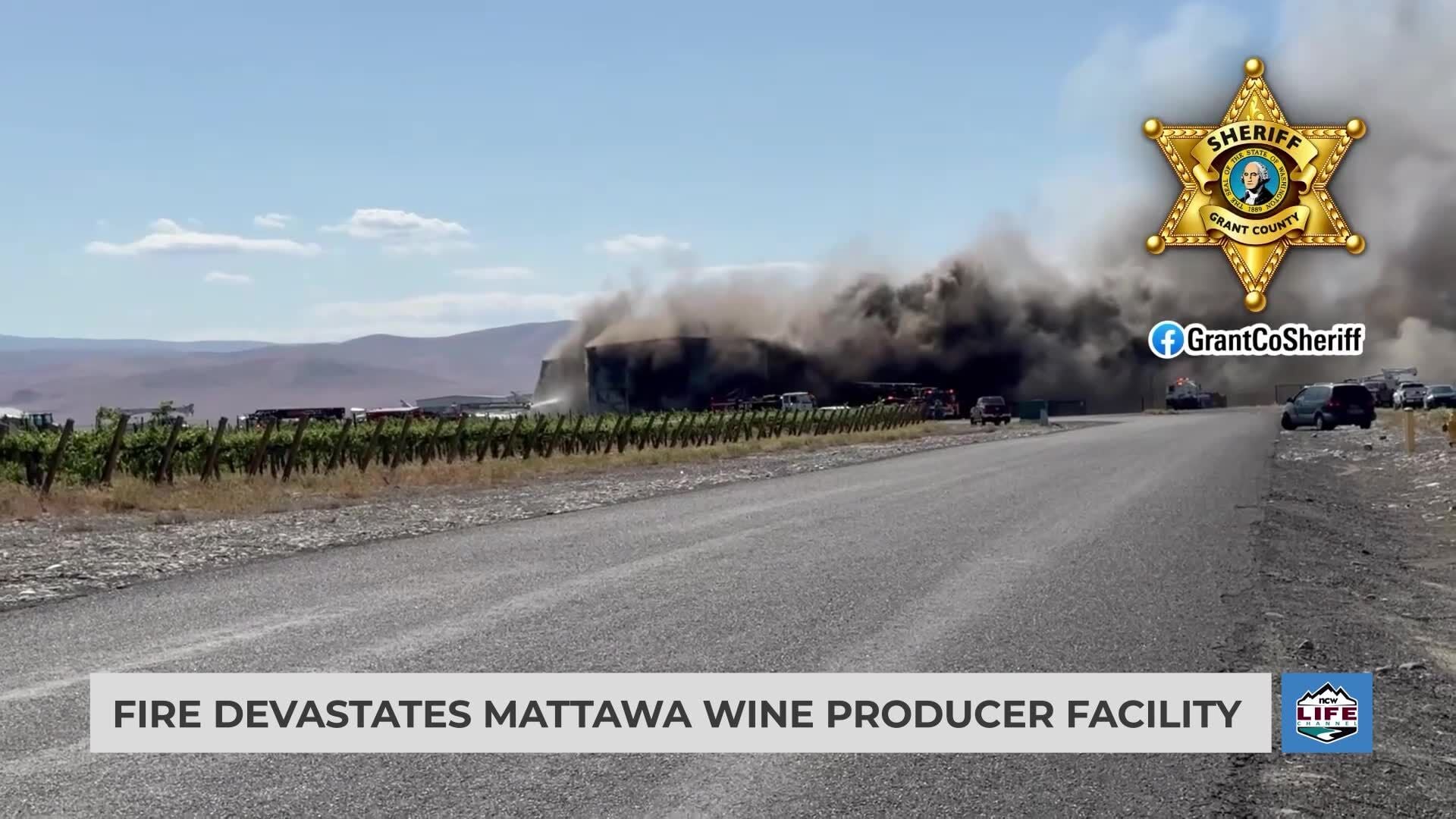Fire devastates Mattawa wine producer facility