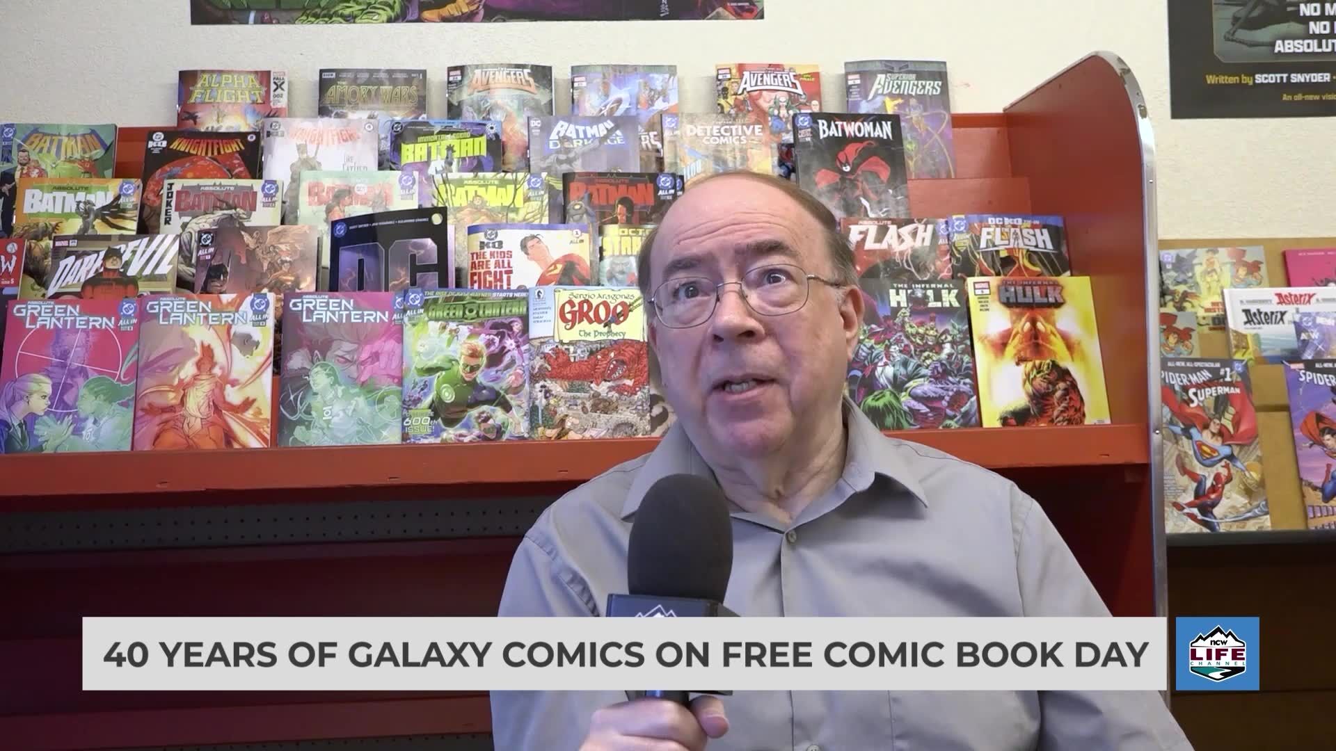 40 years of Galaxy Comics on Free Comic Book Day | Videos