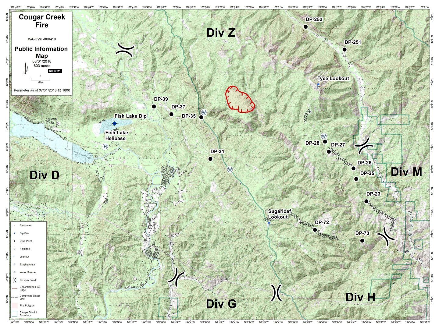 Level 3 Evacuations Ordered On Cougar Creek Fire | News | Ncwlife.com