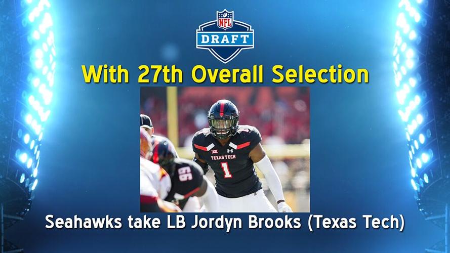 Seahawks select linebacker Jordyn Brooks with1st pick Local