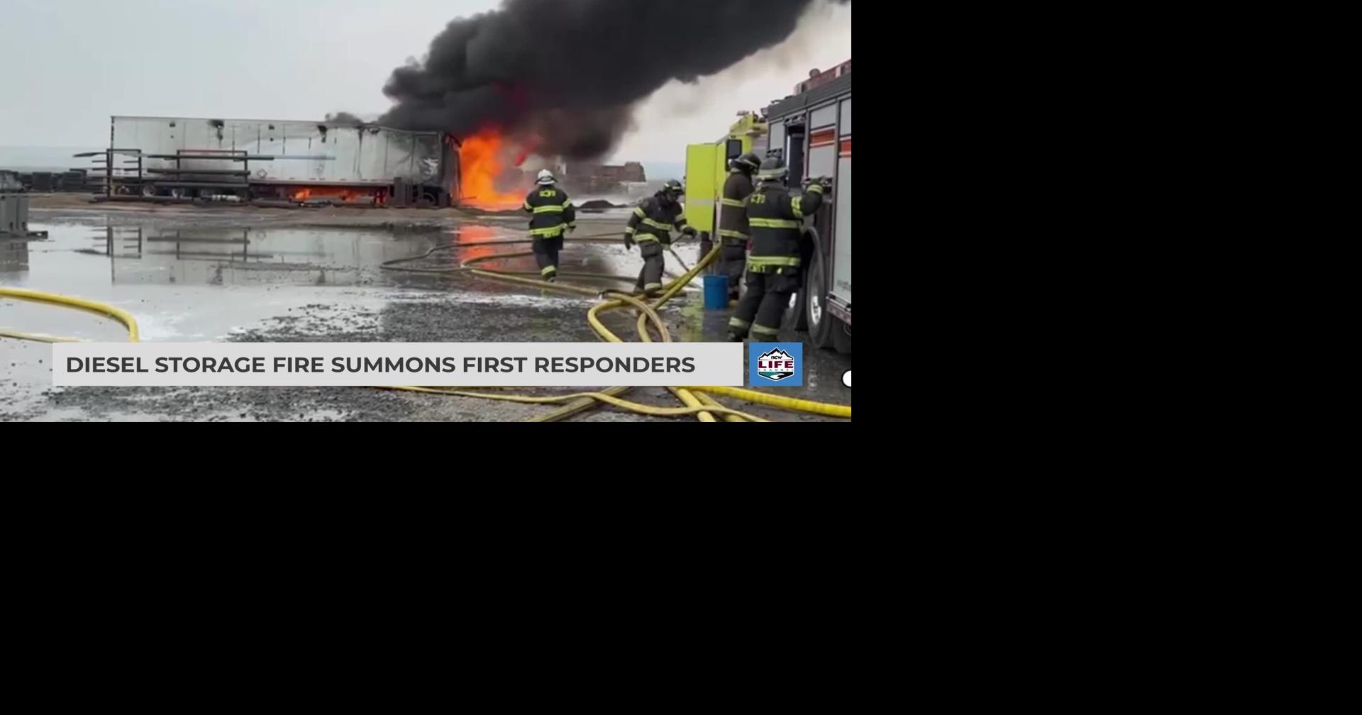 Diesel storage fire summons first responders | Videos | ncwlife.com