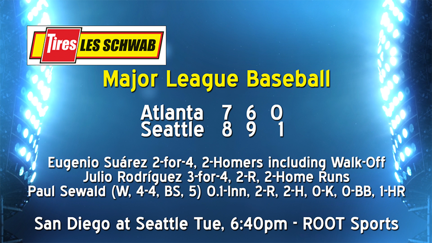 Mariners walkoff win with two homers in 9th against Braves Sports