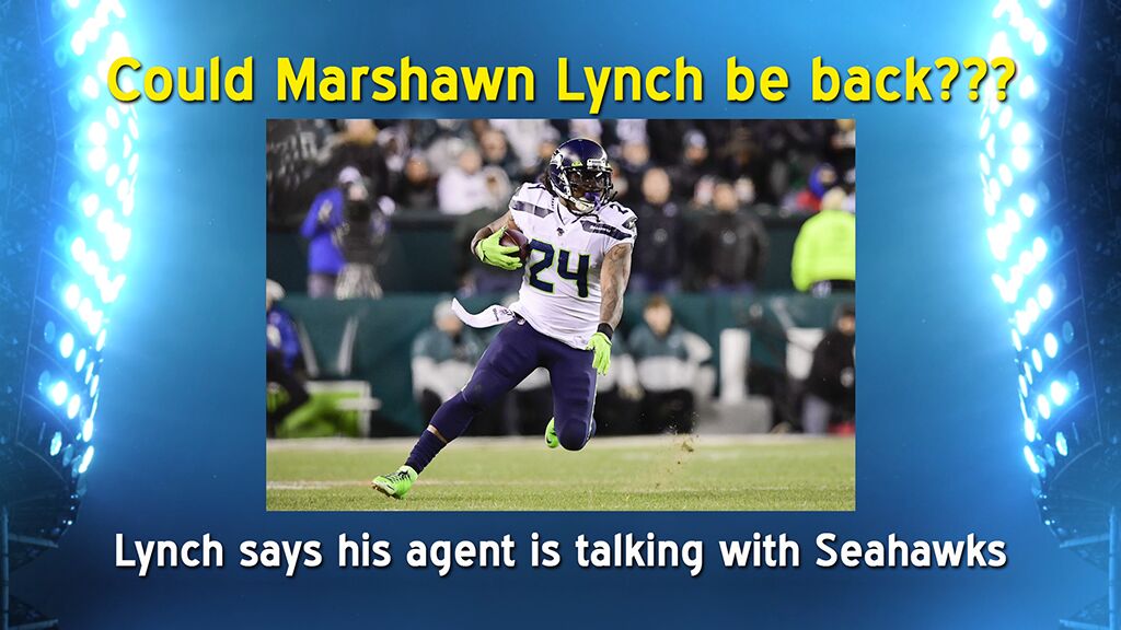 Marshawn Lynch says he has been in talks with Seahawks about playing again