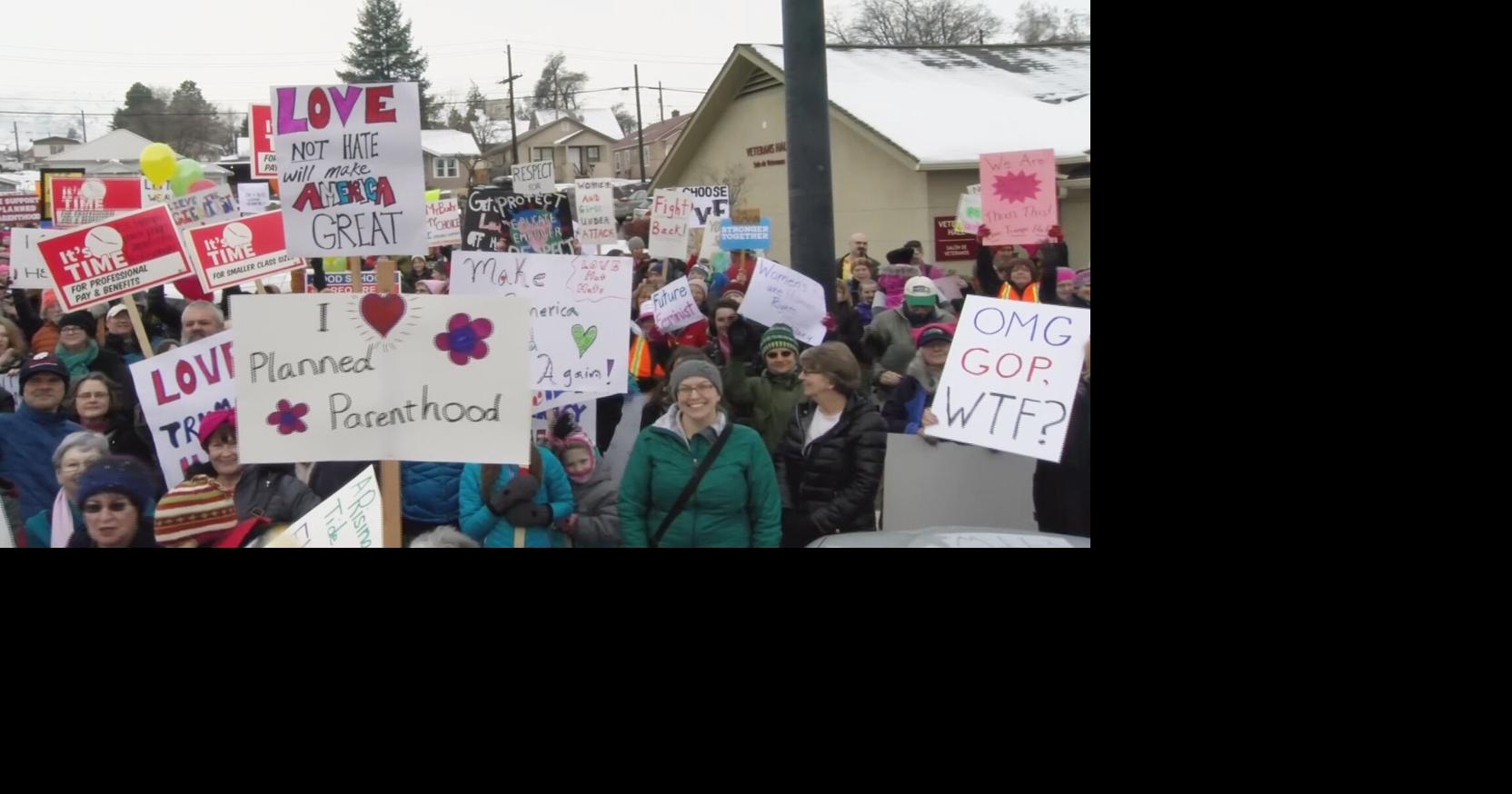 2,000 turn out for women’s march in Wenatchee News