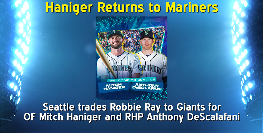 Mariners bring Haniger back Sports ncwlife com