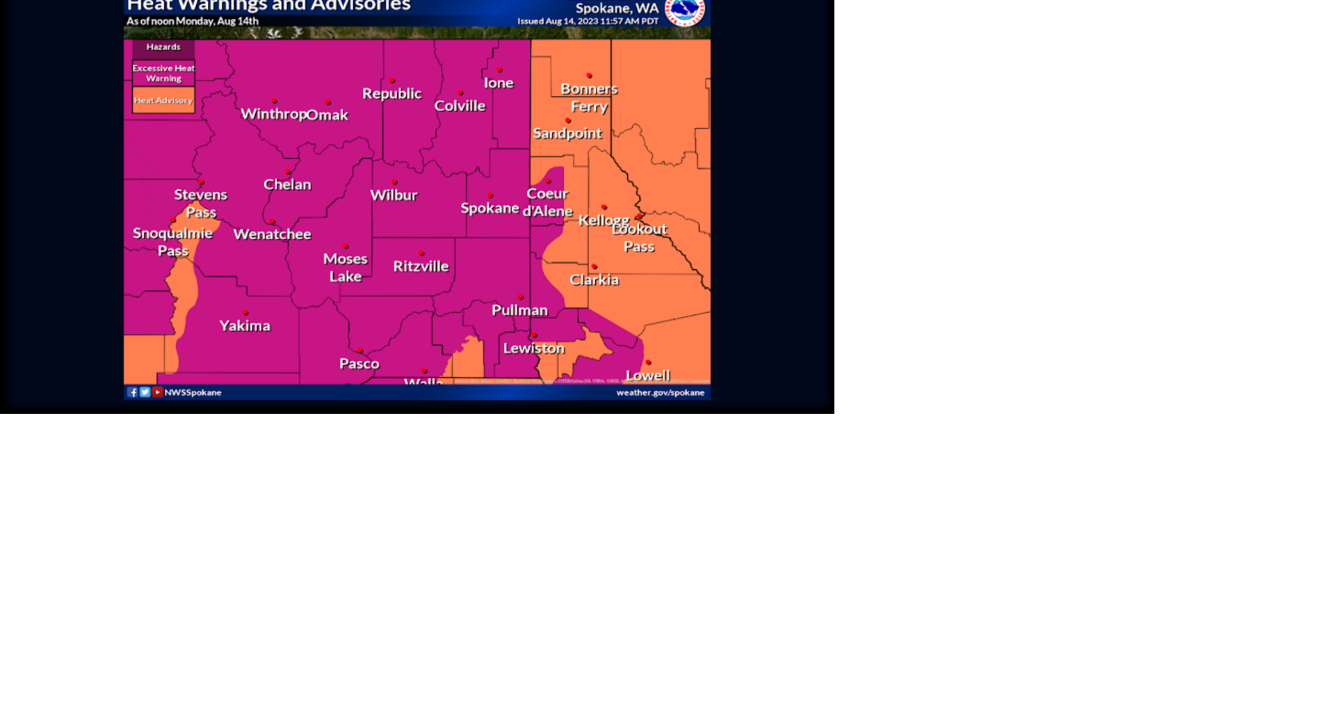 Excessive Heat Warning Through Thursday | Weather | ncwlife.com