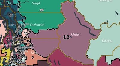 Failed redistricting would have split Chelan and Douglas from 12th ...
