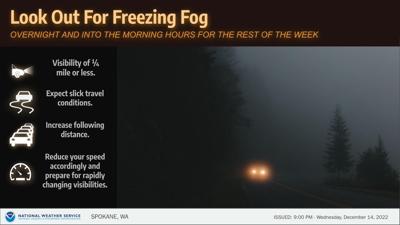 Freezing Fog through Friday