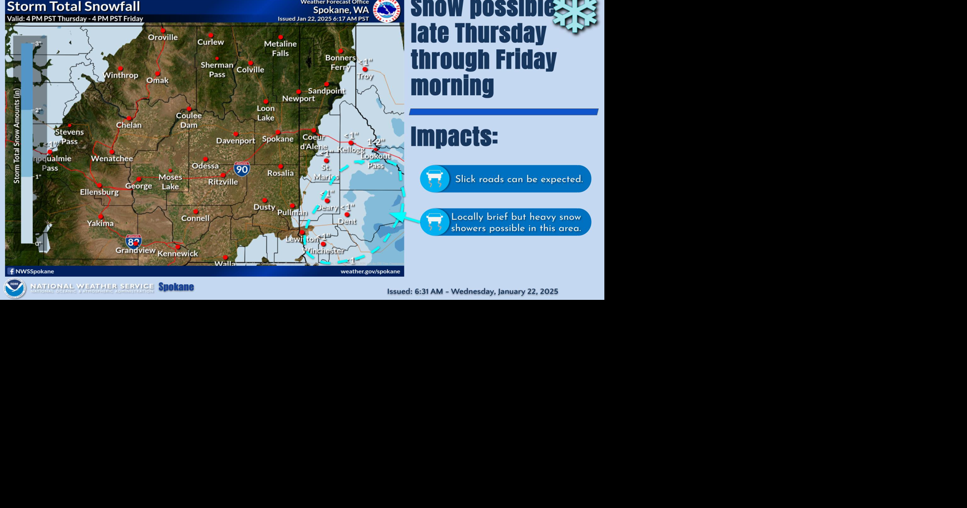 Light Cascade Snow Possible | Weather | ncwlife.com