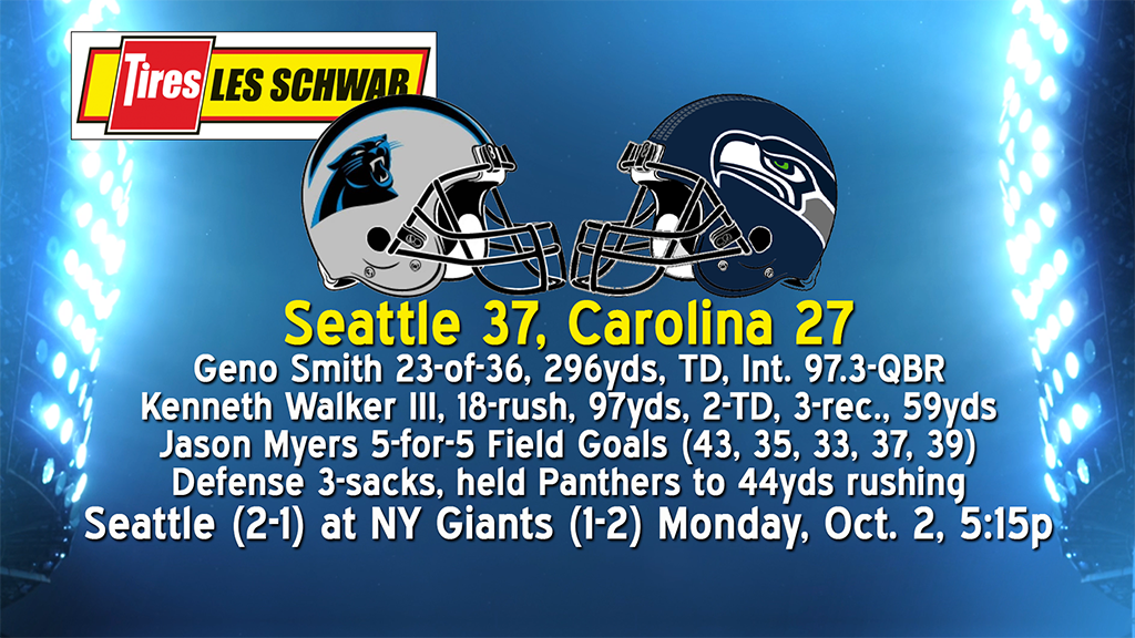 Seahawks beat Panthers, 37-27