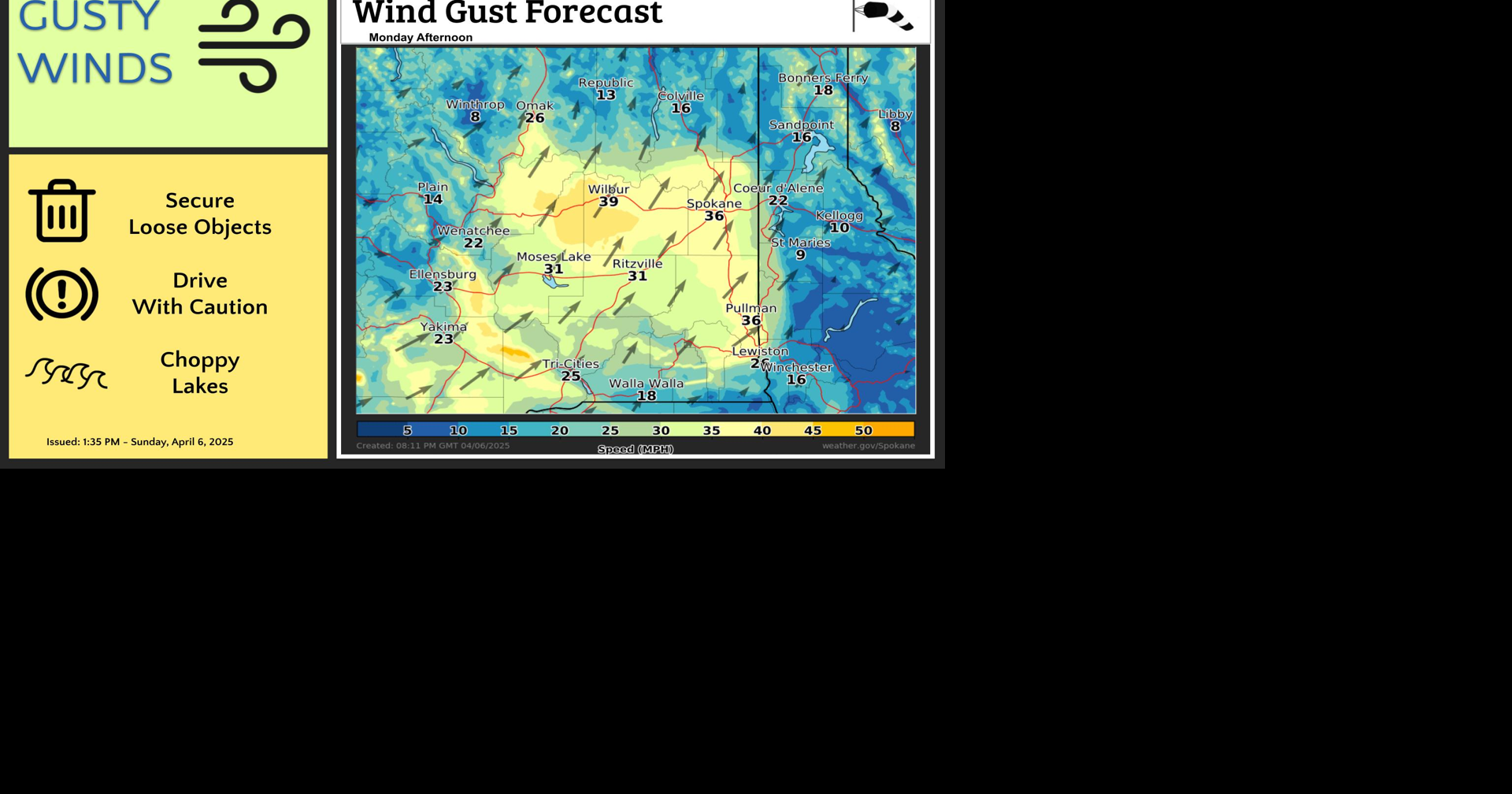 Breezy with Showers Today | Weather | ncwlife.com