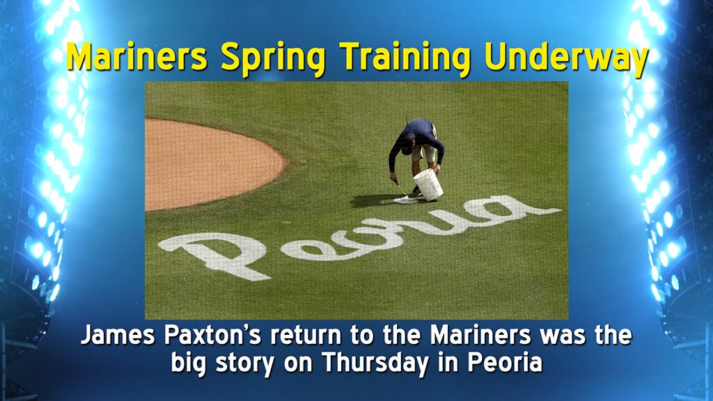 Mariners' spring training underway in Peoria, Arizona