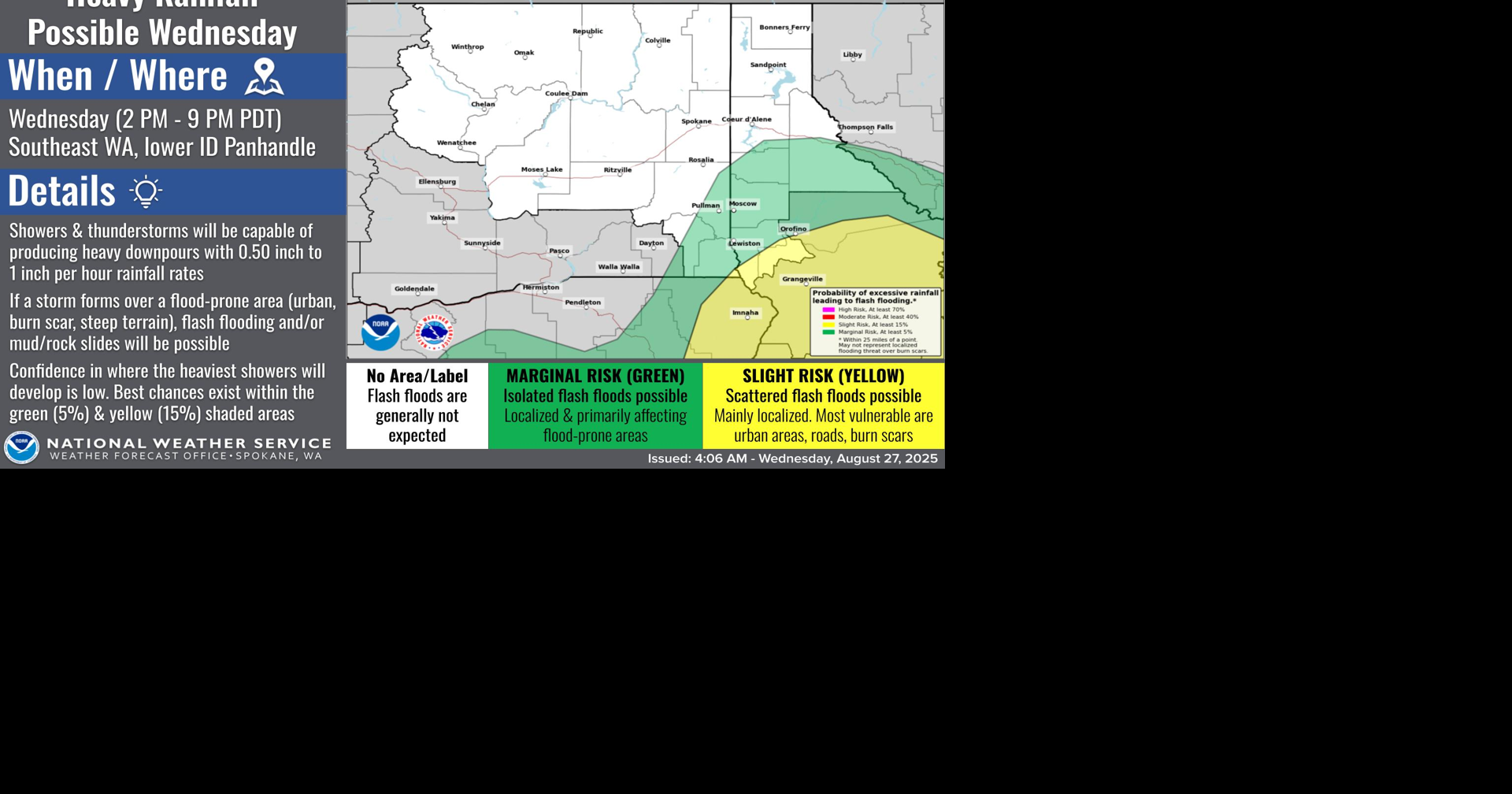 Flash Flooding Possible | News | ncwlife.com