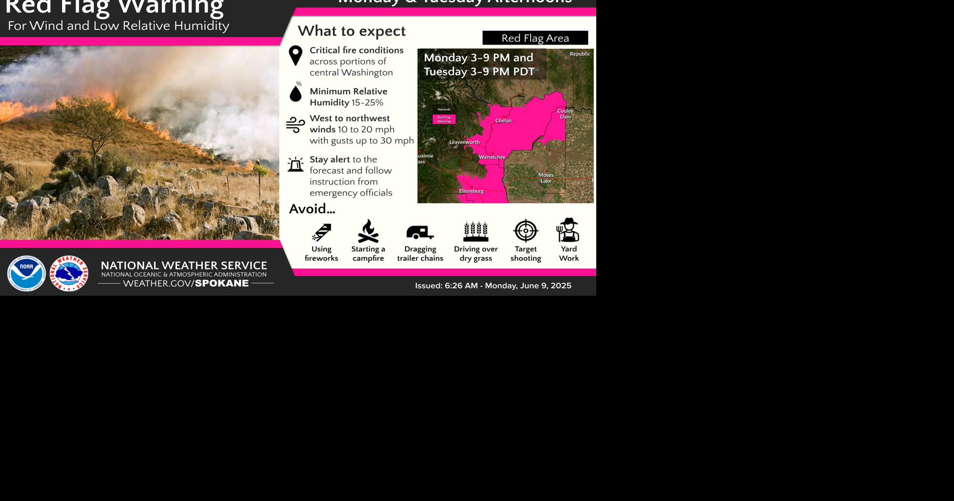 Red Flag Warning | Weather | ncwlife.com