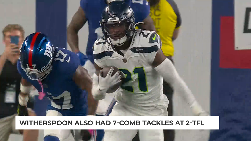 Seattle Seahawks Rapid Reaction: Devon Witherspoon, Defense Bully Giants in  24-3 Win - Sports Illustrated Seattle Seahawks News, Analysis and More