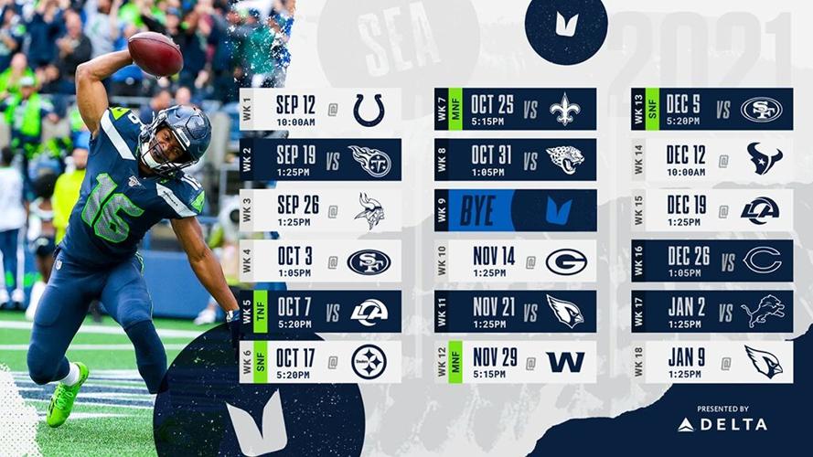 Seattle Seahawks Schedule 2022 