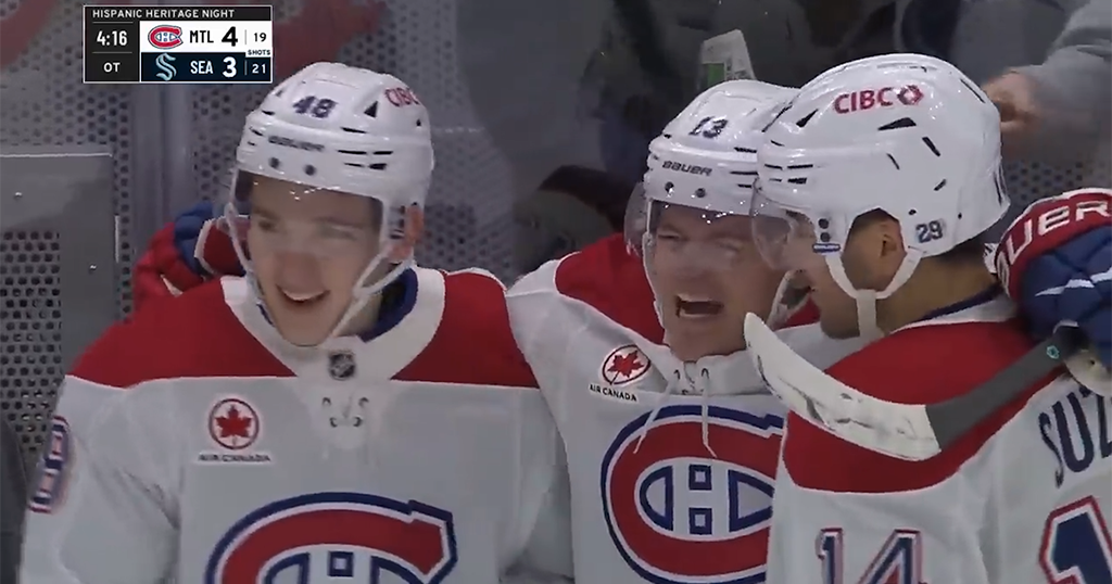 Kraken fight back late but fall in OT to Montreal