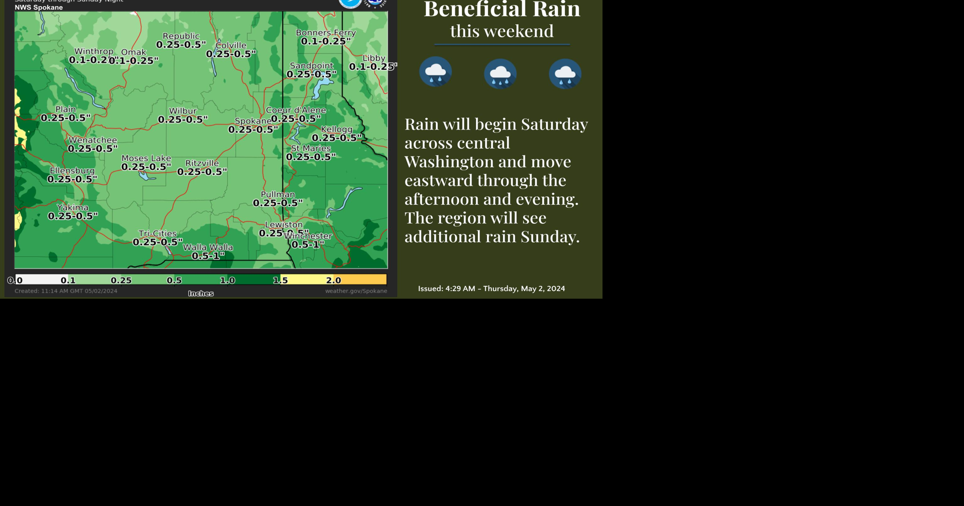 Rain This Weekend | Weather | ncwlife.com