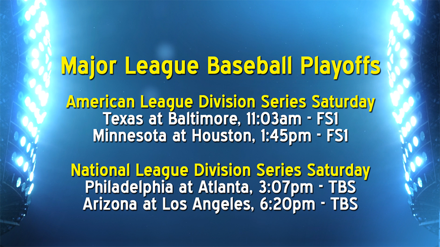 Major league baseball playoff schedule 