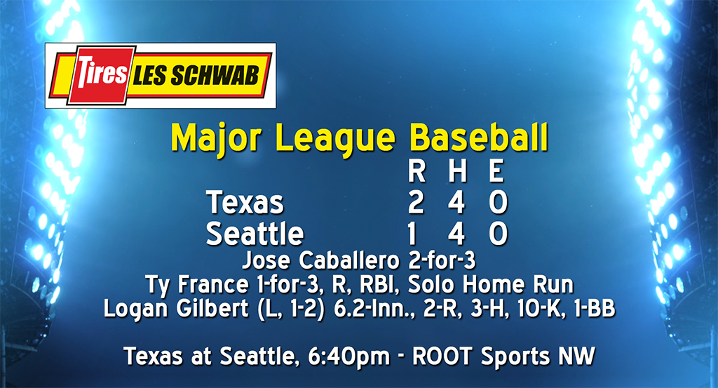 Seattle's Logan Gilbert loses perfect game in 7th vs Rangers