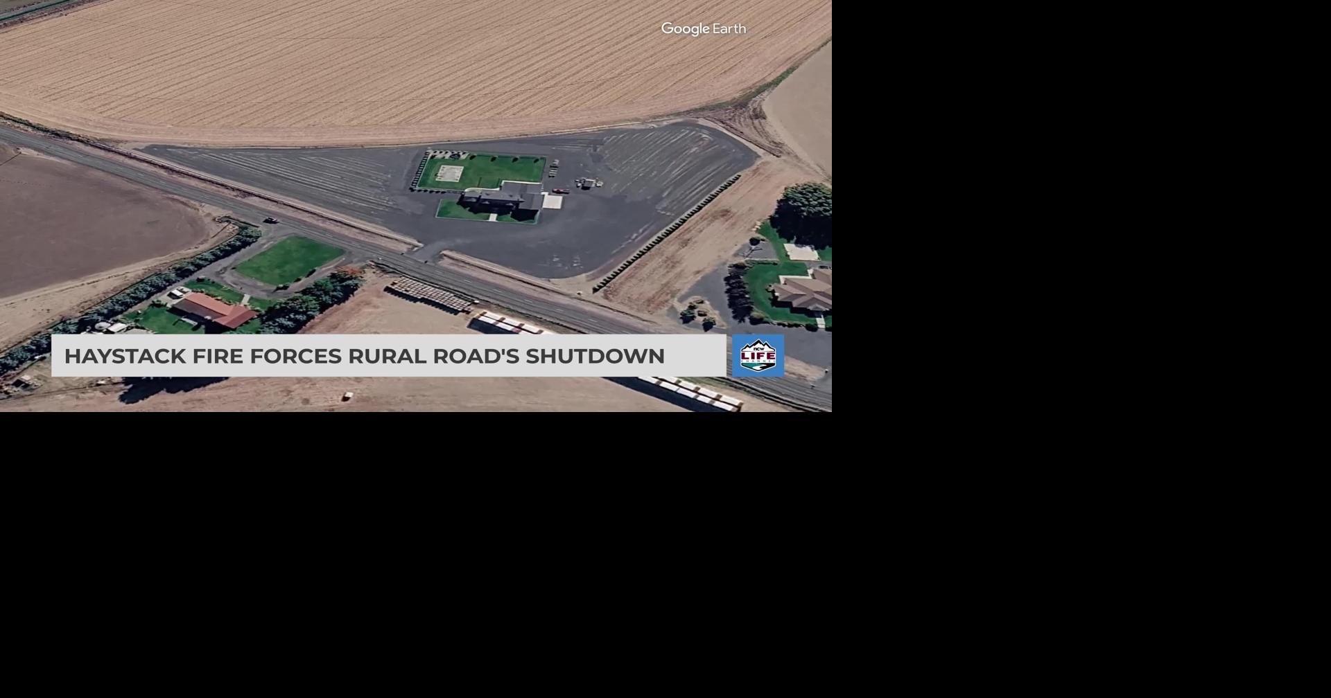 Haystack fire forces rural road's shutdown | Videos | ncwlife.com