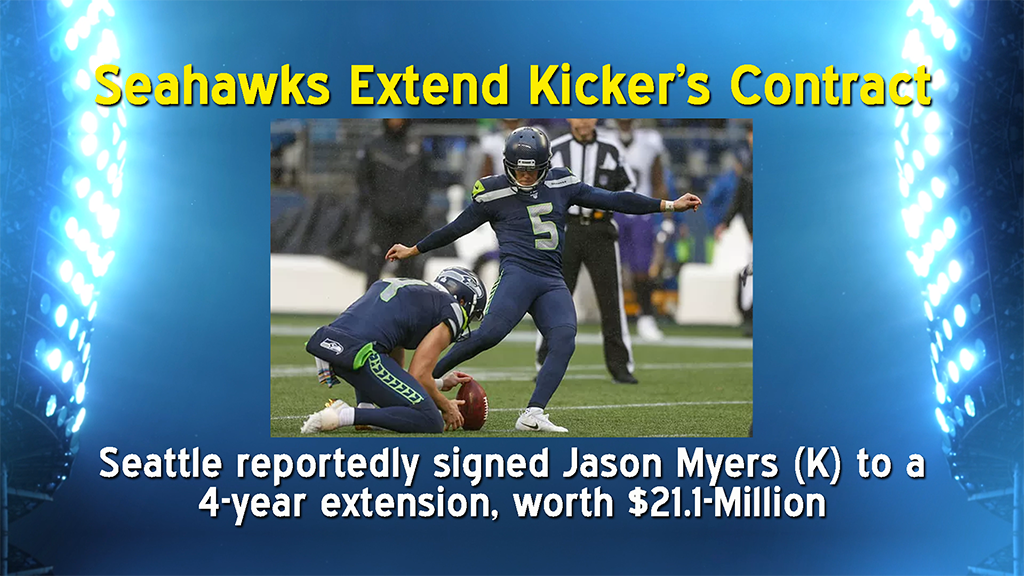 Seahawks Sign K Jason Myers To Extension