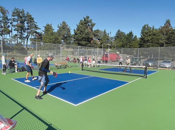 Ceremony held for new pickleball courts News newportnewstimes com