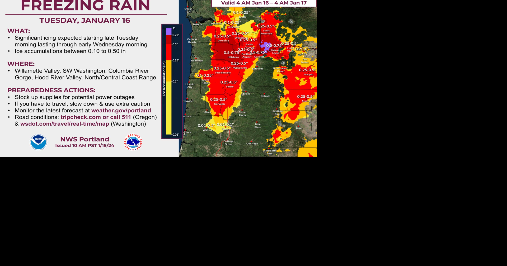 Weather Alert: North Oregon Coast Range, inland | News ...
