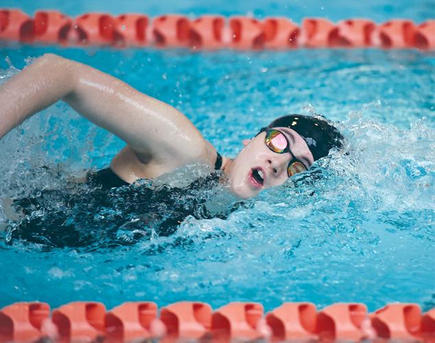 Axel Reed Swims Tigers battle in final home meet | Sports | newportnewstimes.com