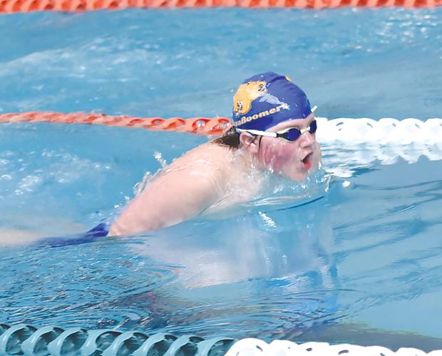 Axel Reed Swims Tigers battle in final home meet | Sports | newportnewstimes.com