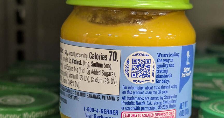 Bill Seeks to Prohibit Toxic Heavy Metals in Baby Food