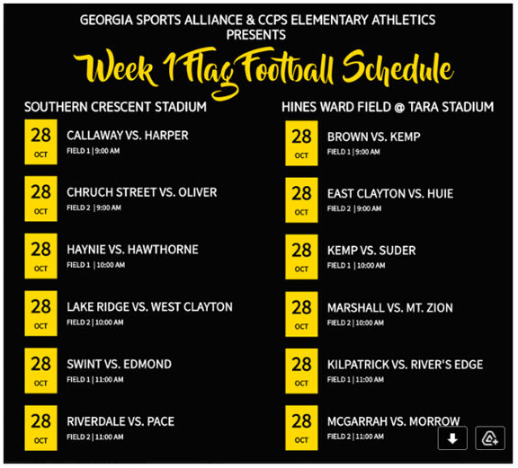 Clayton County 2023 Elementary School Flag Football League Set to Kick Off  | Sports | news-daily.com