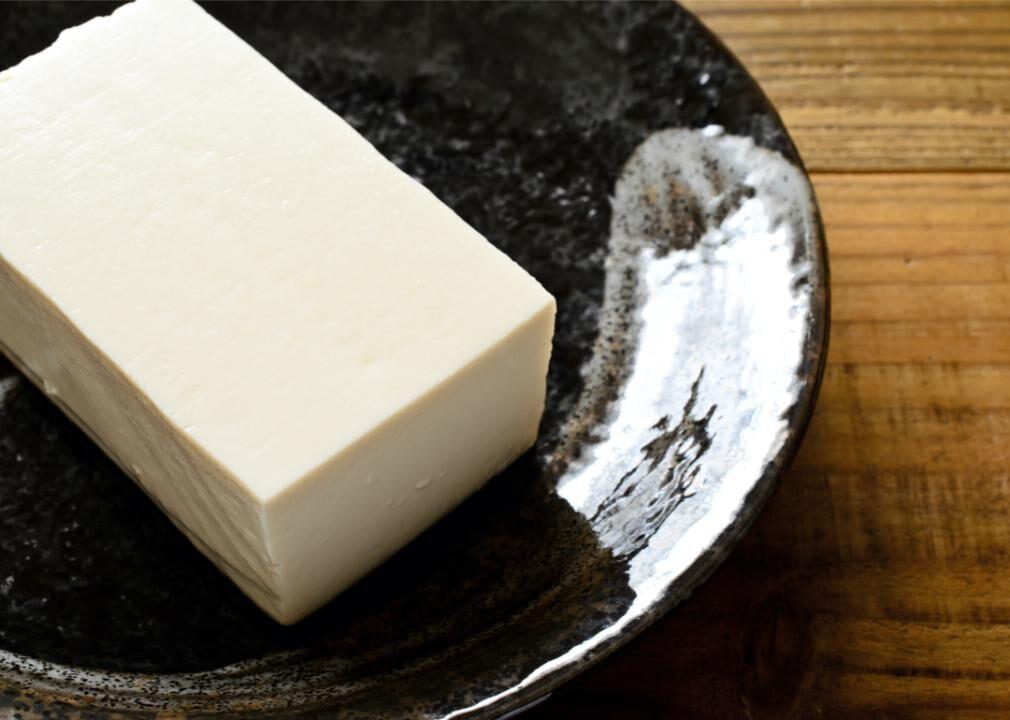 Greek yogurt: medium-firm silken tofu