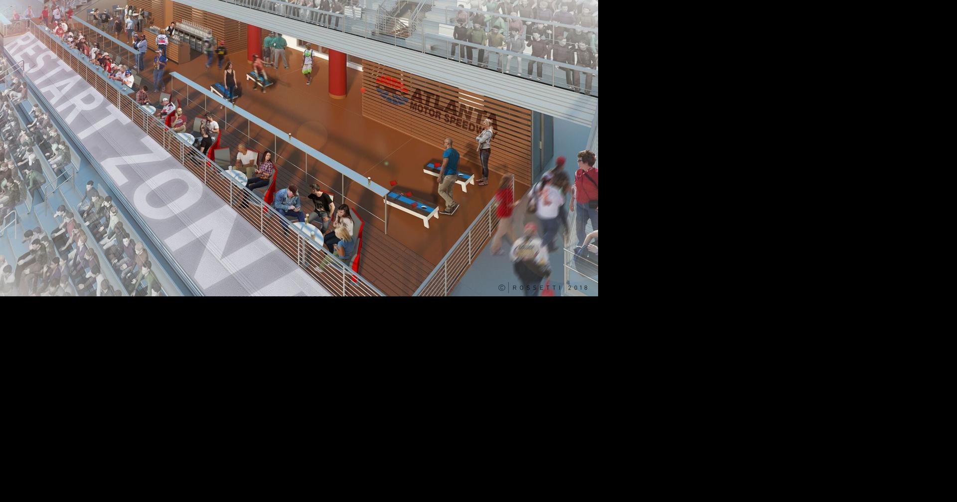 Atlanta Motor Speedway adding ‘Restart Bar’ to grandstands | Sports ...