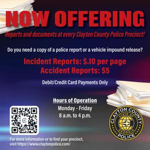 Documents now available at all Clayton County police precincts