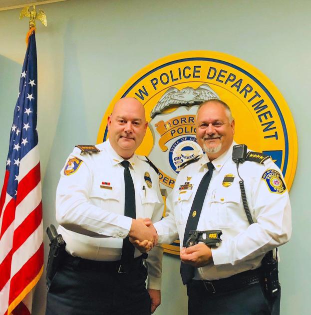 Morrow Police Department donates old stun guns to Lovejoy counterparts