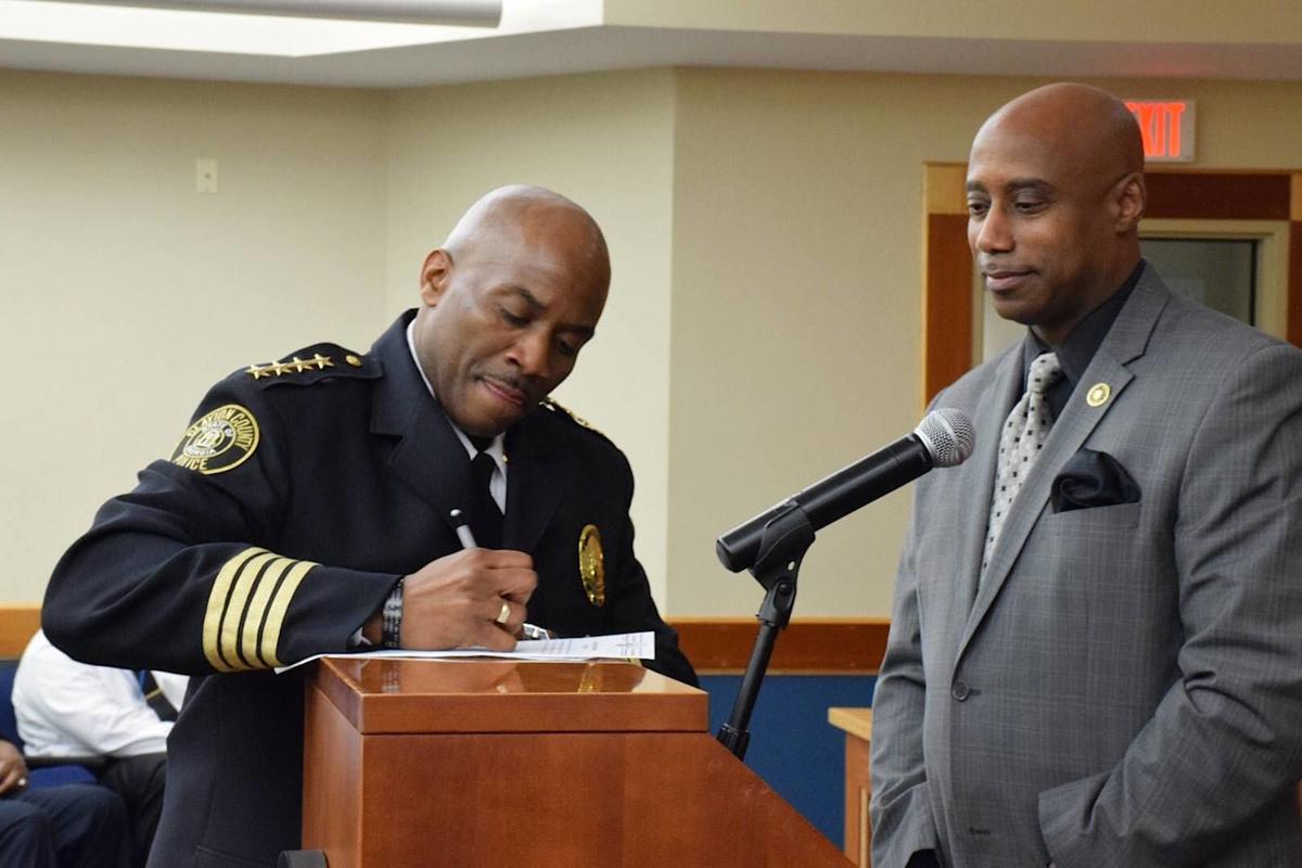 Roberts sworn in as Clayton County police chief News