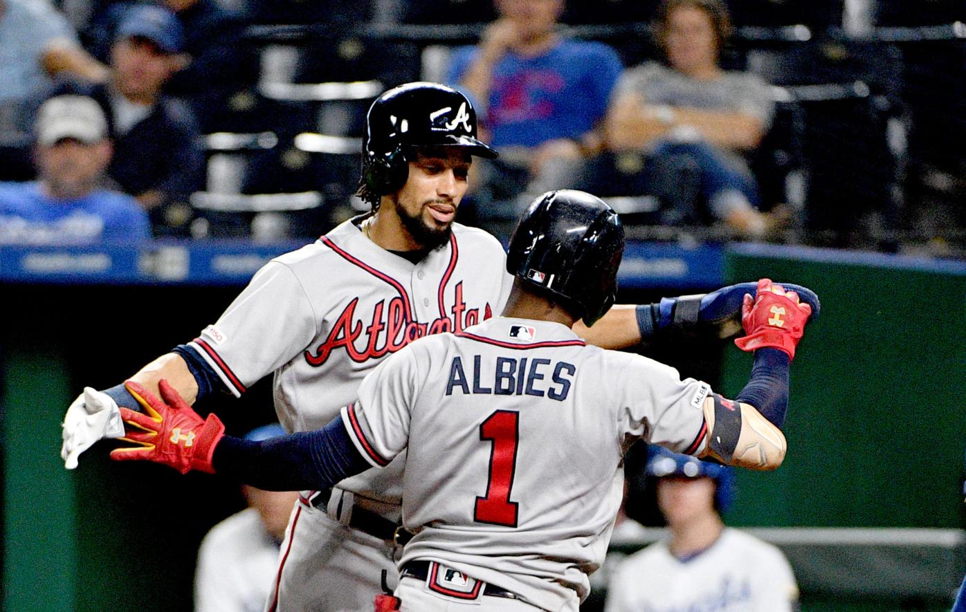 Donaldson, Albies homer again, Braves win 9th straight