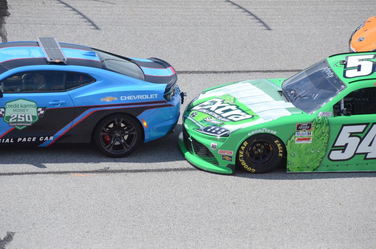 Kyle Busch bumps his way to final win at Atlanta Motor