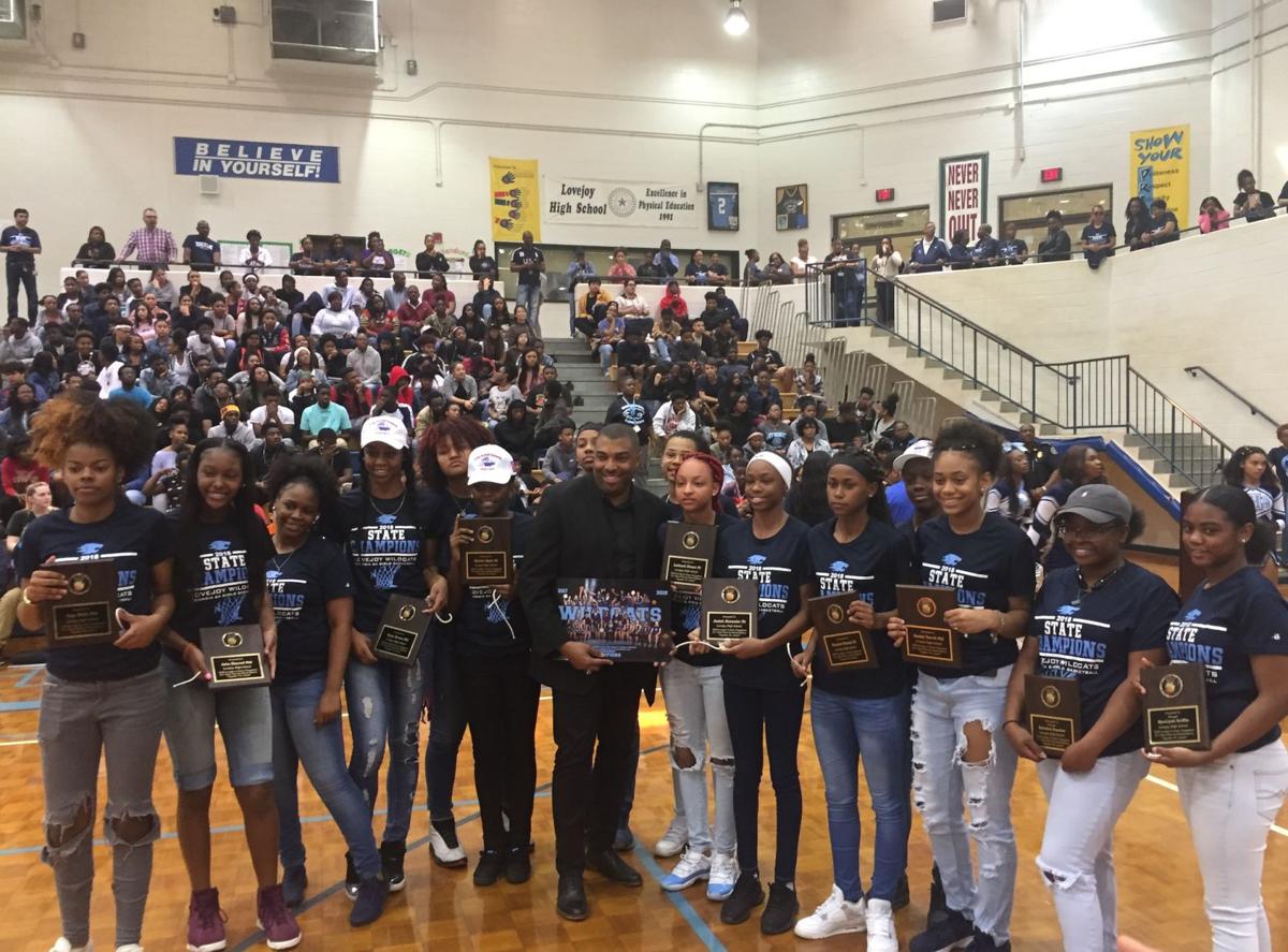 Lovejoy Celebrates State Champion Girls Basketball Team With Net