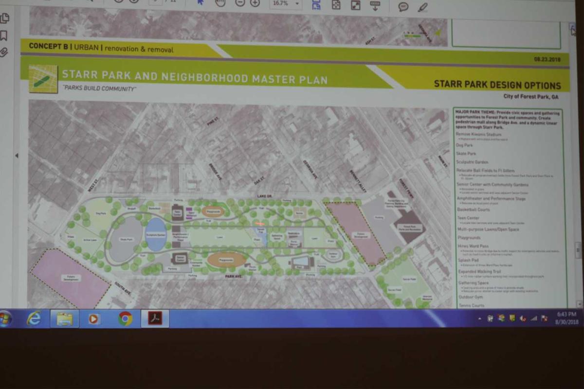Starr Park Proposed Makeover Could Change City Features News Daily Com 30297, forest park, clayton county, ga. starr park proposed makeover could