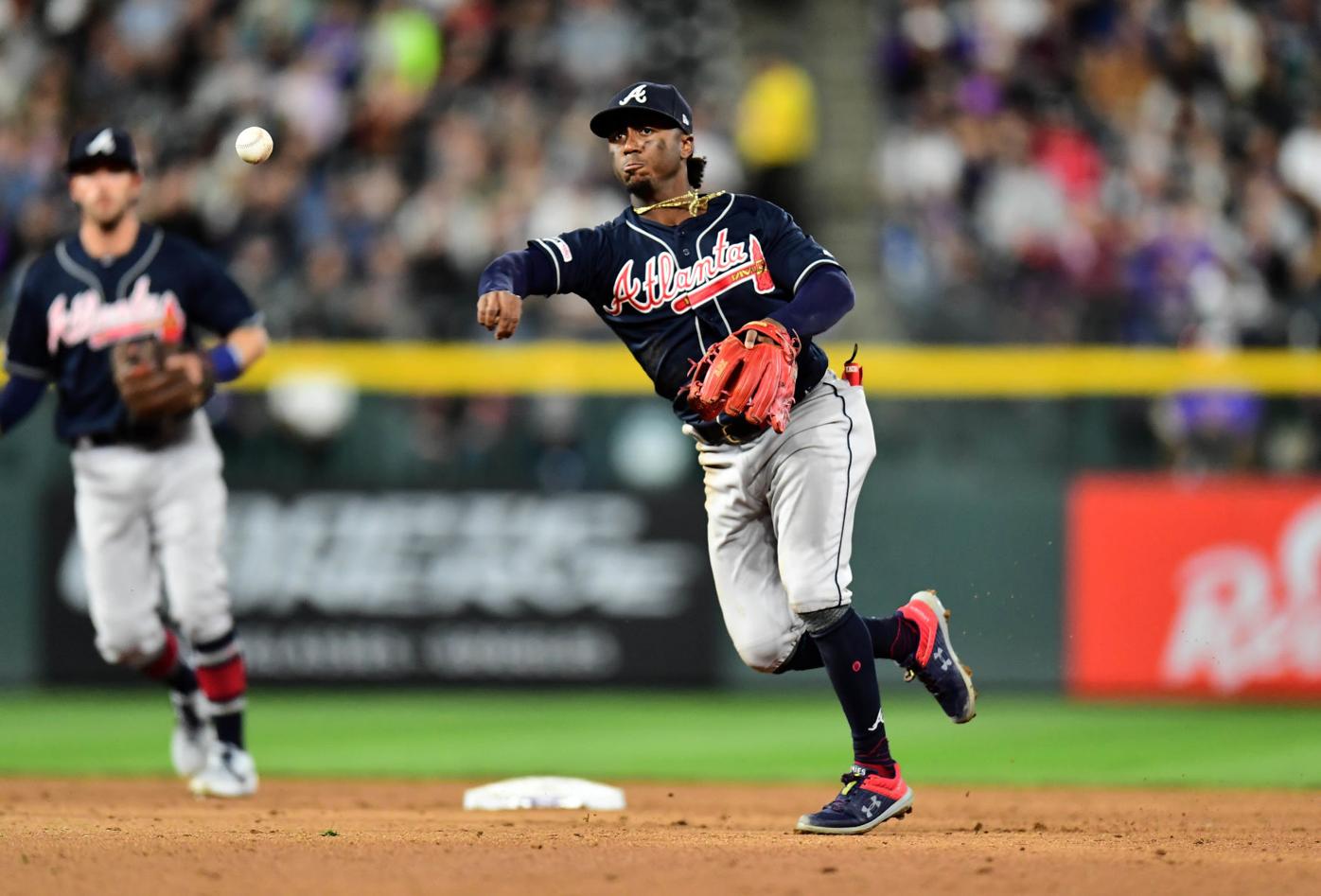 Atlanta, GA, USA. 04th July, 2019. Atlanta Braves infielder Ozzie