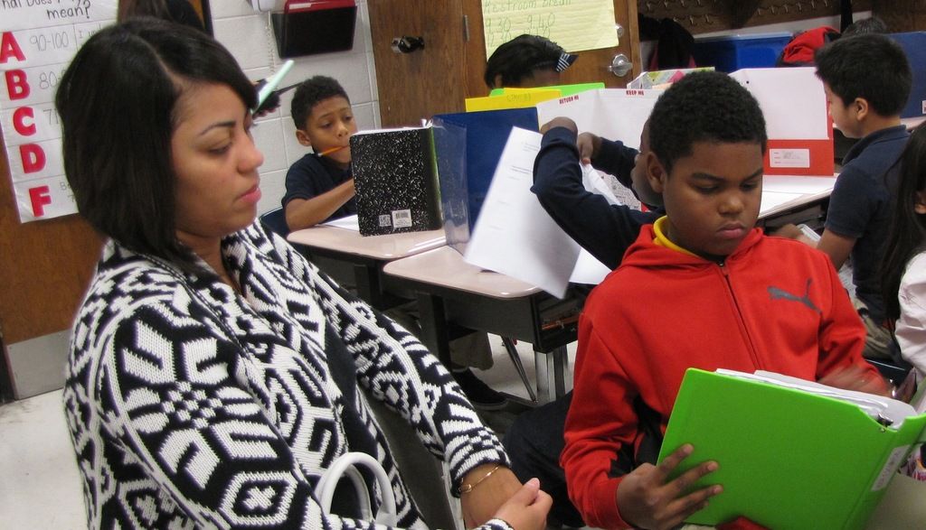 It’s ‘bring your parent to school day’ at Mount Zion Elementary