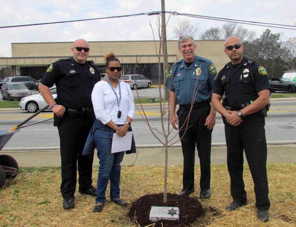 North officers honor fallen Riverdale Police Major Greg Barney