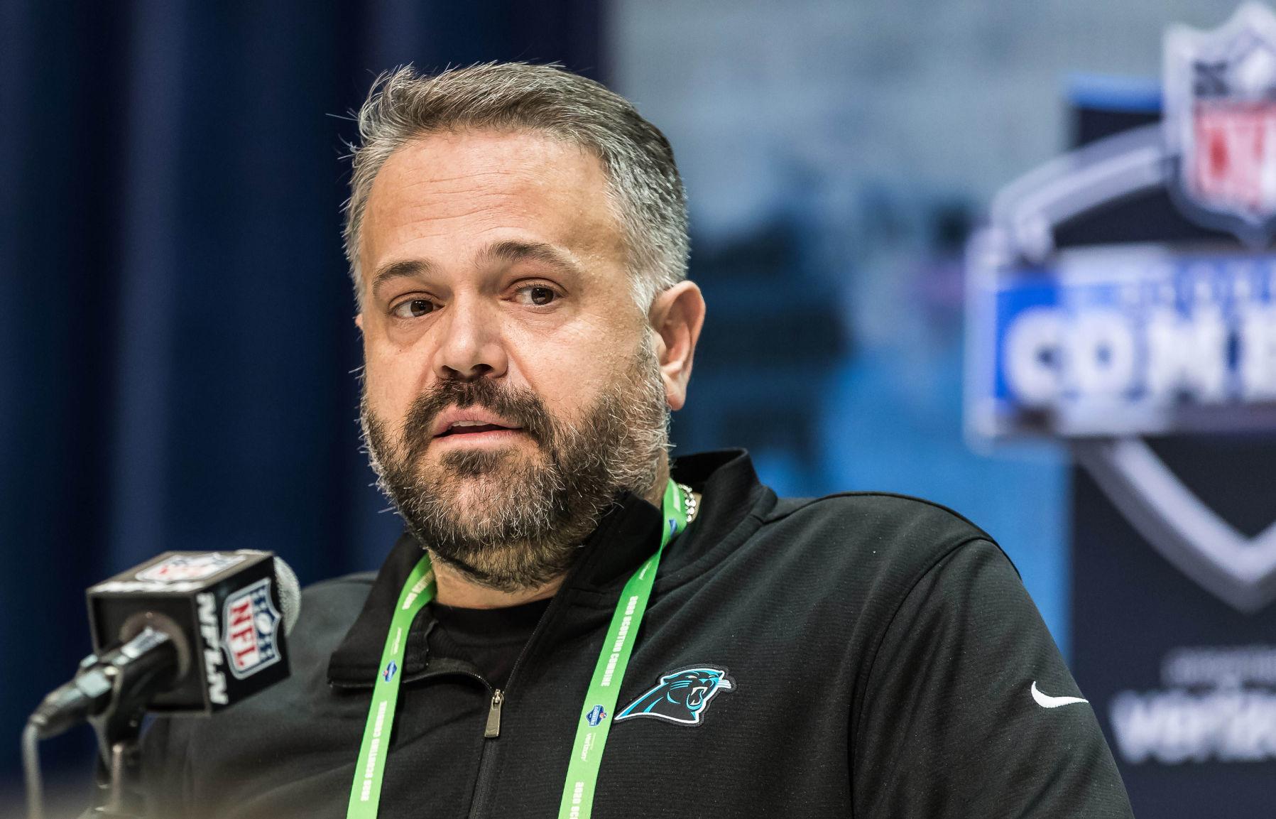 New Carolina Panthers coach Matt Rhule willing to kneel with players